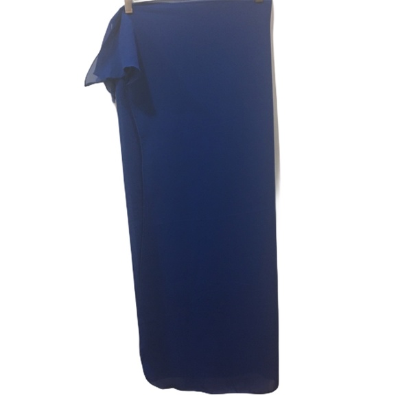 None Other - PAREO/SARONG WITH TIE EXTENSIONS COBALT BLUE 0/S